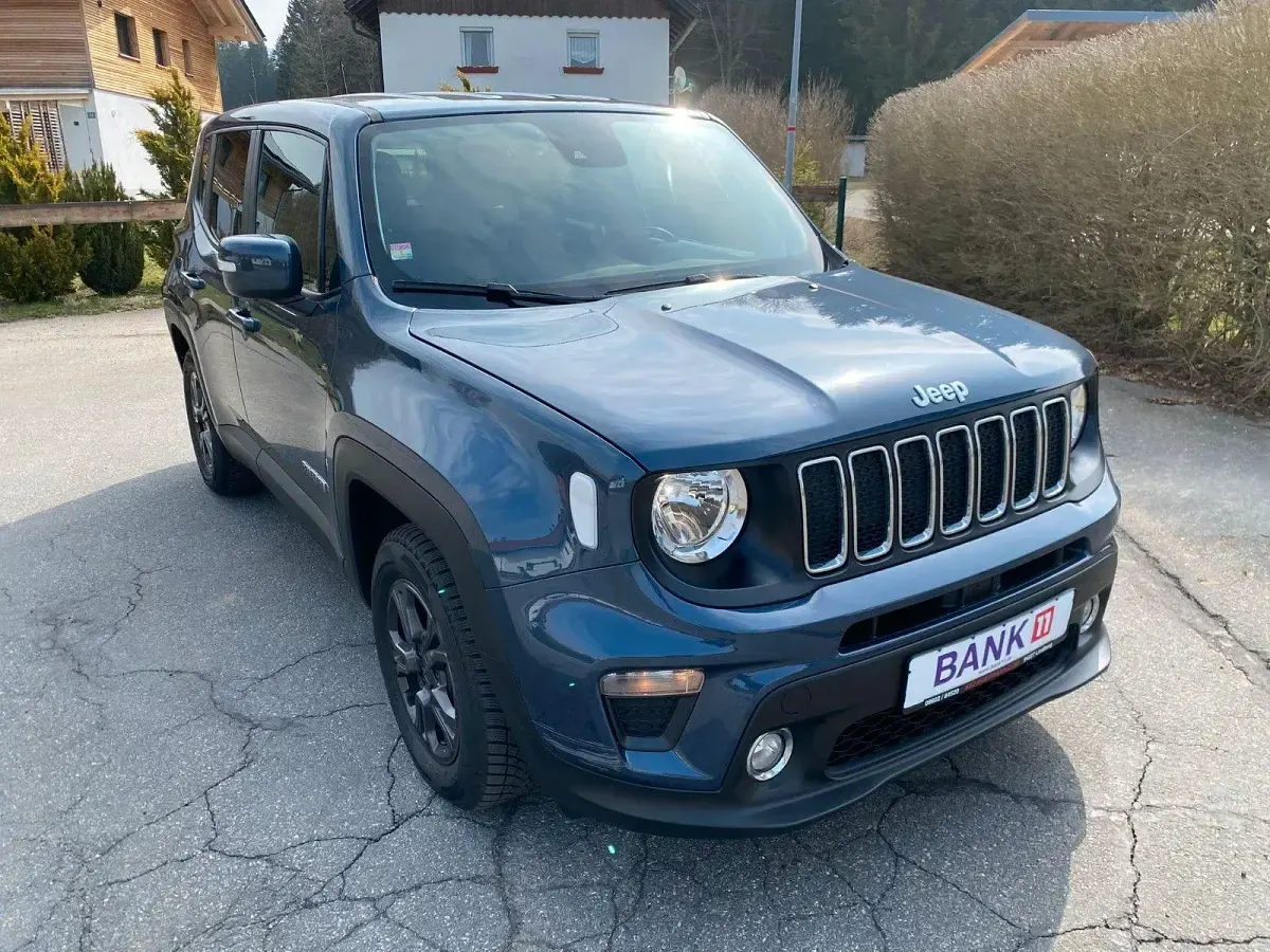 Gebraucht Jeep Renegade Longitude 150 PS (110 kW) 2020 Blau SUV