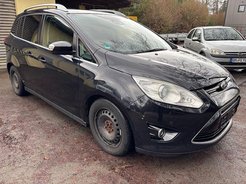 Schwarz Gebraucht 2013 Ford Grand C-Max Titanium Van / Kleinbus | 2.900 € (Superpreis) - Bild 1/4