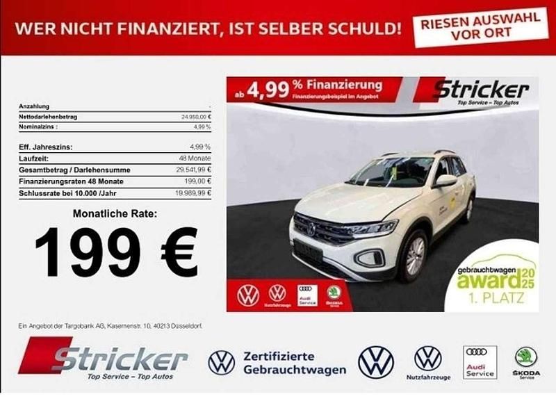 Ascotgrau Gebraucht 2024 VW T-Roc Life SUV | 24.949 € (Guter Preis) - Bild 1/3