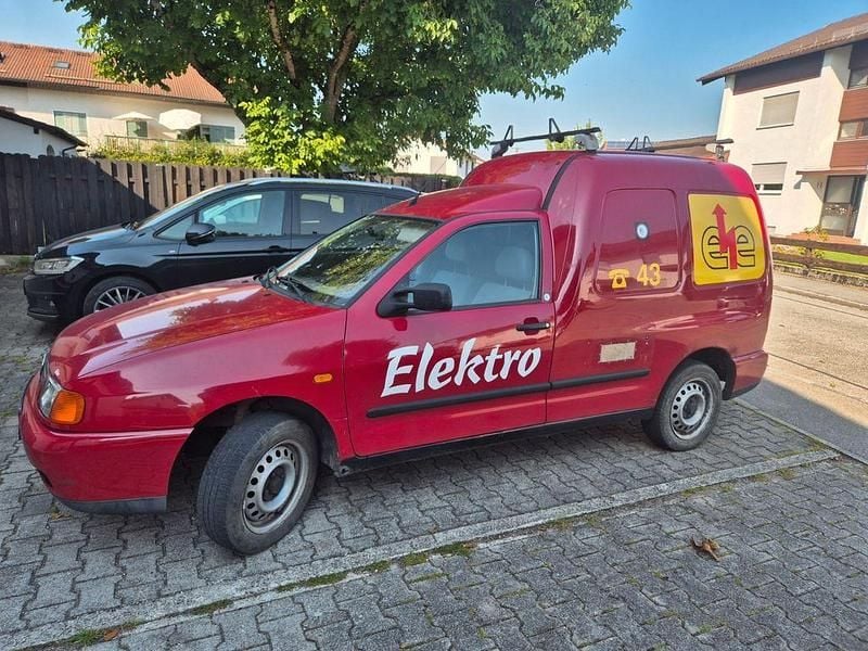 Rot Gebraucht 2001 VW Caddy Van / Kleinbus | 750 € (Superpreis) - Bild 1/4