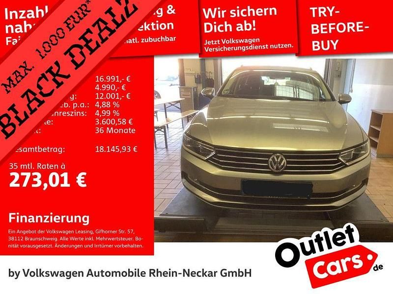 Pyritsilber metallic Gebraucht 2018 VW Passat Comfortline Kombi | 16.991 € (Fairer Preis) - Bild 1/2