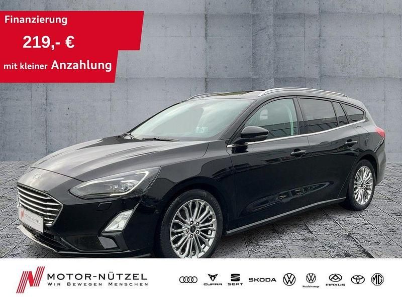 Schwarz Gebraucht 2019 Ford Focus Titanium Kombi | 16.960 € (Fairer Preis) - Bild 1/4