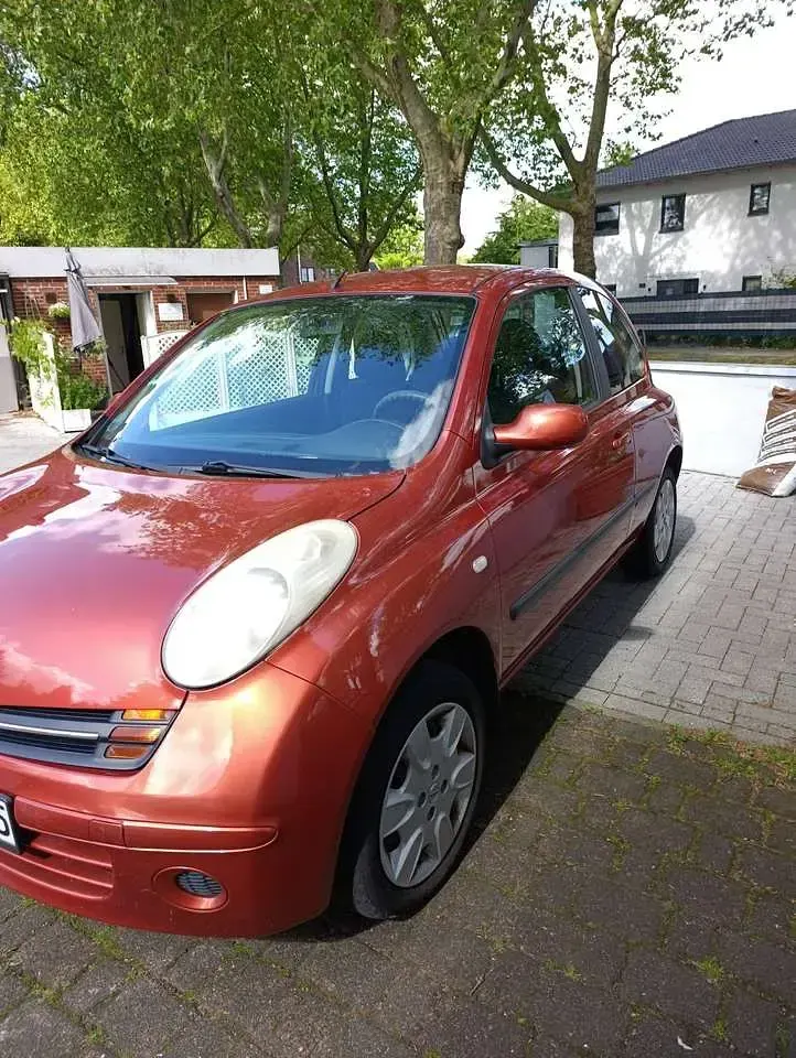 Gebraucht Nissan Micra Visia 65 PS (47 kW) 2008 Orange Kleinwagen