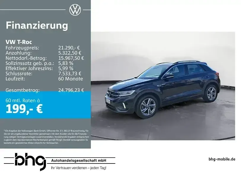 Gebraucht VW T-Roc R-line 110 PS (80 kW) 2024 SUV