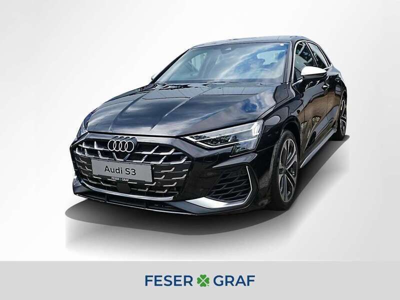 Mythosschwarz metallic Gebraucht 2024 Audi S3 Ambiente Limousine | 49.840 € (Teuer) - Bild 1/4