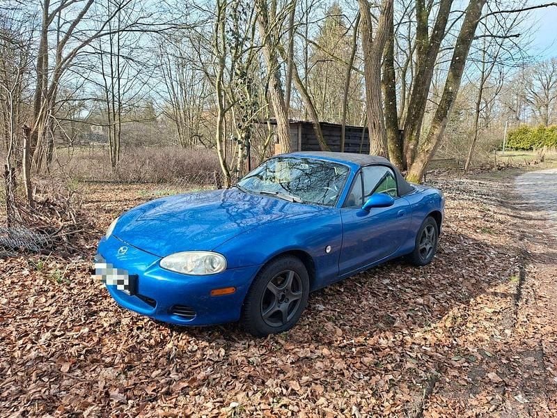 Gebraucht Mazda MX5 110 PS (80 kW) 2002 Blau Cabrio