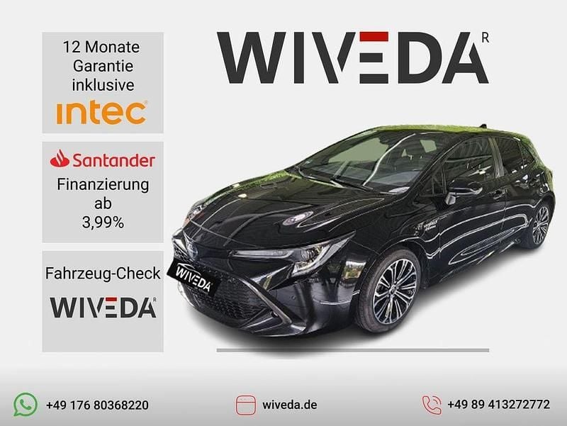 Schwarz Gebraucht 2021 Toyota Corolla Hybrid Team Limousine | 17.999 € (Guter Preis) - Bild 1/4
