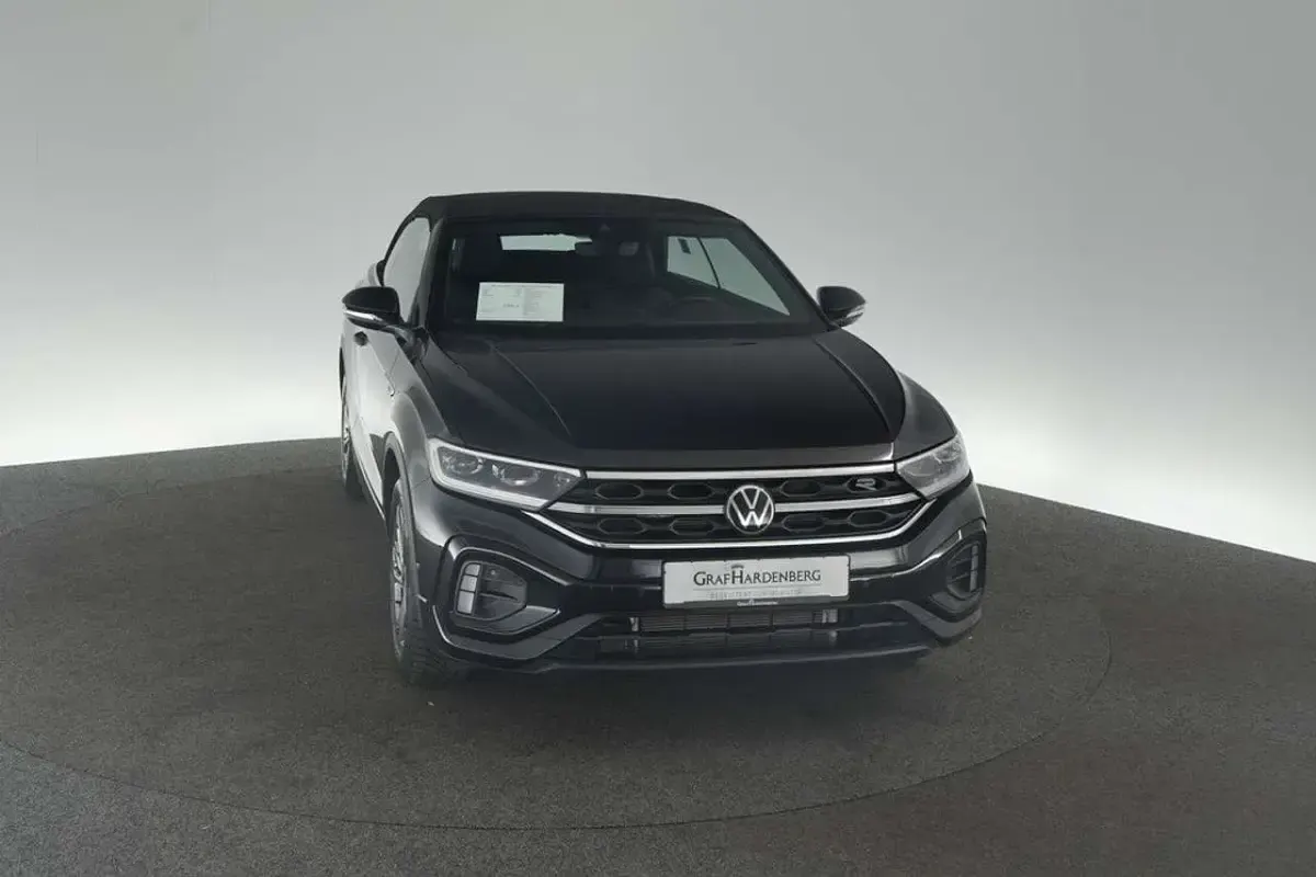 Gebraucht VW T-Roc Cabriolet R-line 150 PS (110 kW) 2025 Schwarz Cabrio
