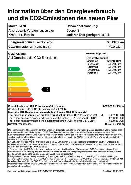 Gebraucht Mini Cooper S 204 PS (150 kW) 2025 Grau Kleinwagen