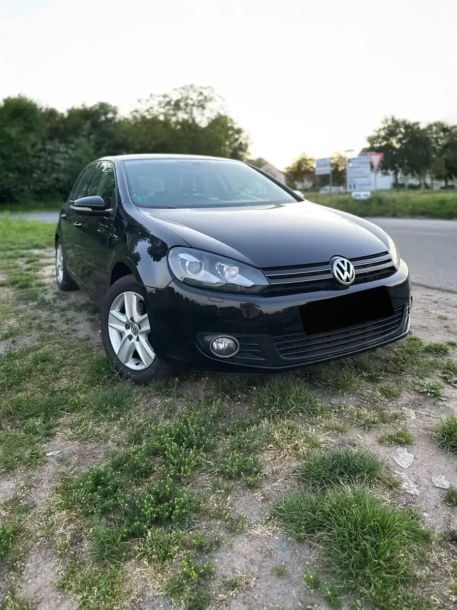 Usata VW Golf VI 122 CV (89 kW) 2010 Nero Utilitaria