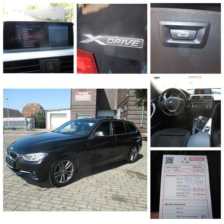 Schwarz Gebraucht 2013 BMW 320 Sport Line Kombi | 6.890 € (Superpreis) - Bild 1/4