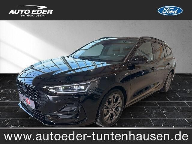 Obsidianschwarz (schwarz) Gebraucht 2023 Ford Focus ST-Line Kombi | 24.900 € (Fairer Preis) - Bild 1/4