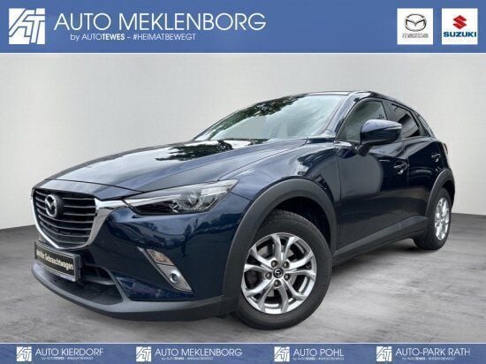 Blau Gebraucht 2018 Mazda CX-3 Exclusive-Line SUV | 16.990 € (Fairer Preis) - Bild 1/2