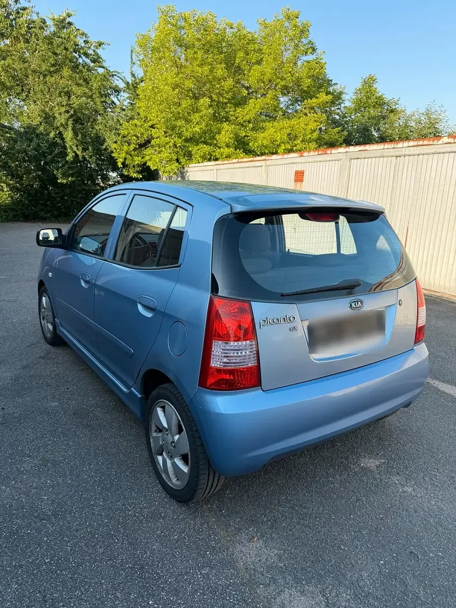 Gebraucht Kia Picanto EX 65 PS (47 kW) 2007 Blau Kleinwagen