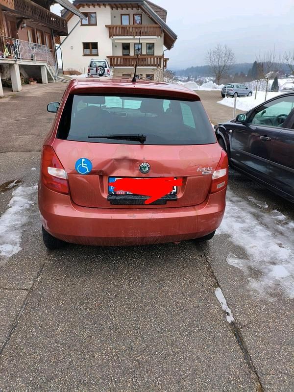 Gebraucht Skoda Fabia Classic 60 PS (44 kW) 2008 Orange Kleinwagen