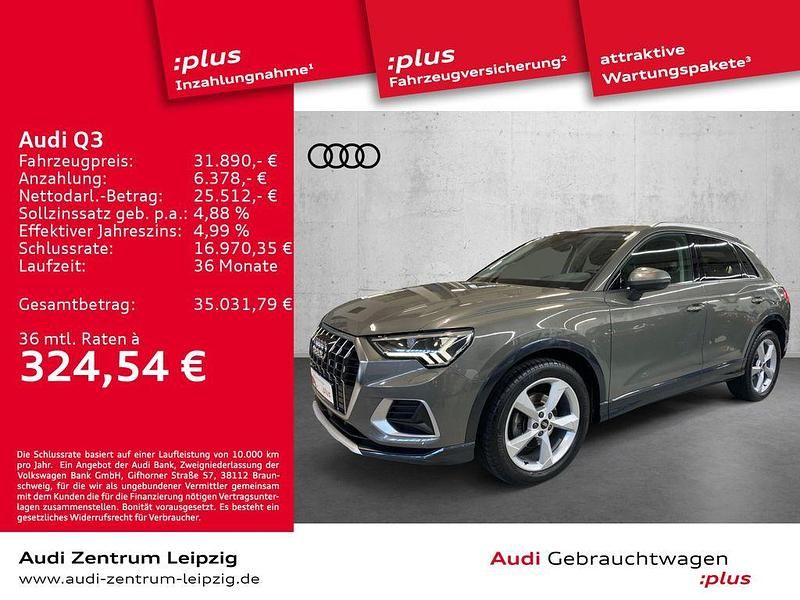 Grau Gebraucht 2022 Audi Q3 Advanced SUV | 31.890 € (Fairer Preis) - Bild 1/3