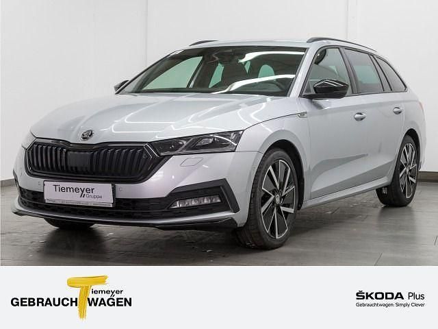 Silber Gebraucht 2022 Skoda Octavia SportLine Kombi | 20.980 € (Guter Preis) - Bild 1/4