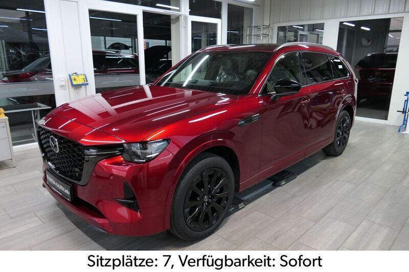 Rot Neu 2025 Mazda CX-80 Homura-Line SUV | 52.990 € (Guter Preis) - Bild 1/4