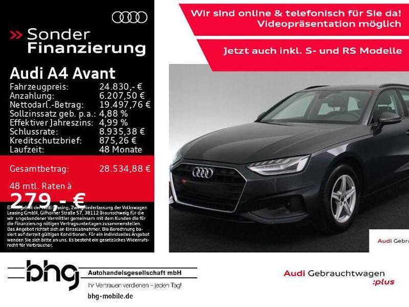 Schwarz Gebraucht 2021 Audi A4 Business Kombi | 24.830 € (Fairer Preis) - Bild 1/2
