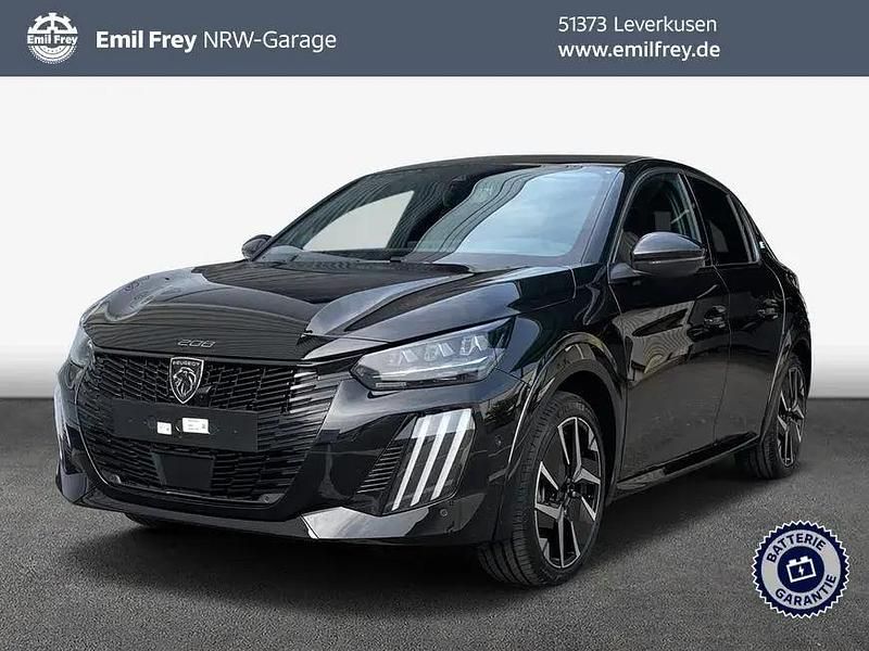 Schwarz Gebraucht 2024 Peugeot e-208 GT Kleinwagen | 27.950 € - Bild 1/3