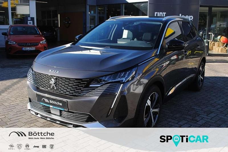 Lackierung platiniumgrau/metallic klarlack Gebraucht 2021 Peugeot 3008 Allure SUV | 24.790 € (Fairer Preis) - Bild 1/4