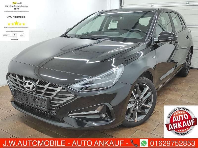 Schwarz Gebraucht 2022 Hyundai i30 Trend Kleinwagen | 14.999 € (Fairer Preis) - Bild 1/4