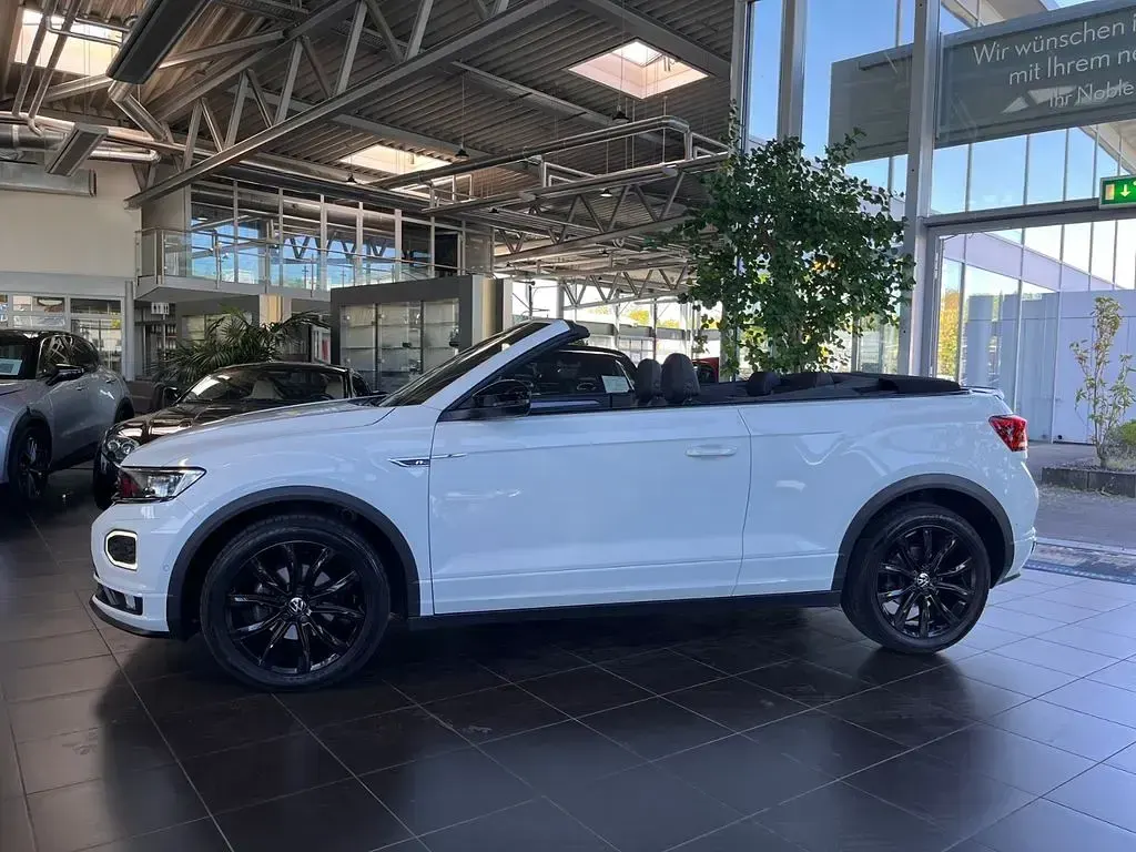 Gebraucht VW T-Roc Cabriolet R-line 150 PS (110 kW) 2021 Pure white Cabrio