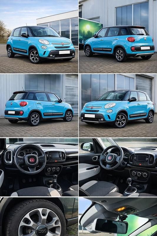 Gebraucht Fiat 500L 120 PS (88 kW) 2015 Blau Van / Kleinbus