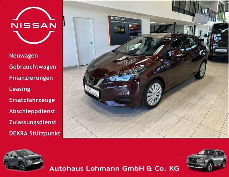 Burgundy red metallic Gebraucht 2022 Nissan Micra Acenta Kleinwagen | 14.250 € (Fairer Preis) - Bild 1/4