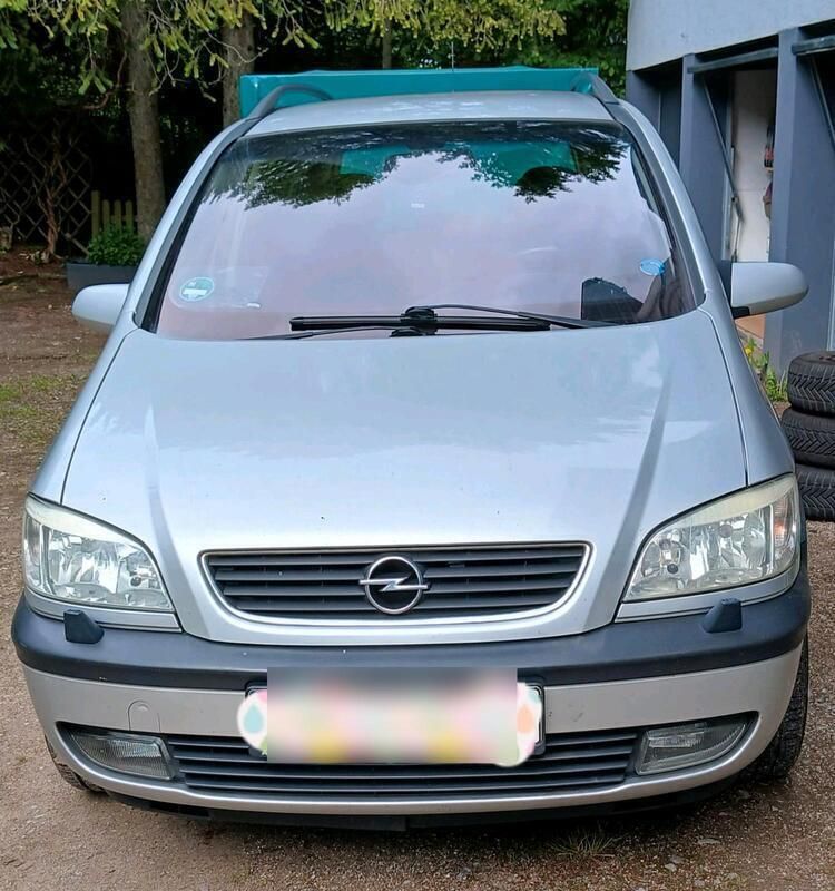 Silber Gebraucht 2002 Opel Zafira Van / Kleinbus | 900 € (Guter Preis) - Bild 1/4