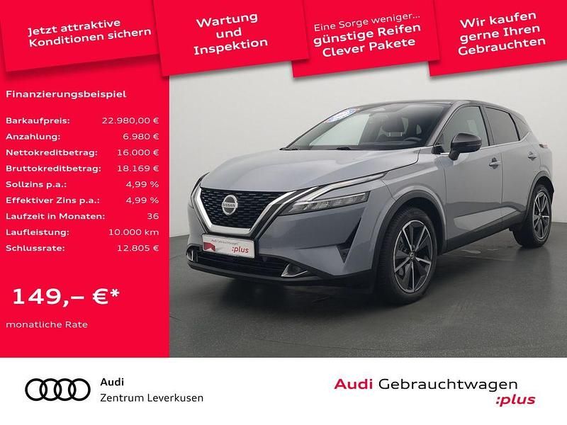 Ceramic grey Gebraucht 2022 Nissan Qashqai Tekna SUV | 22.980 € (Fairer Preis) - Bild 1/4