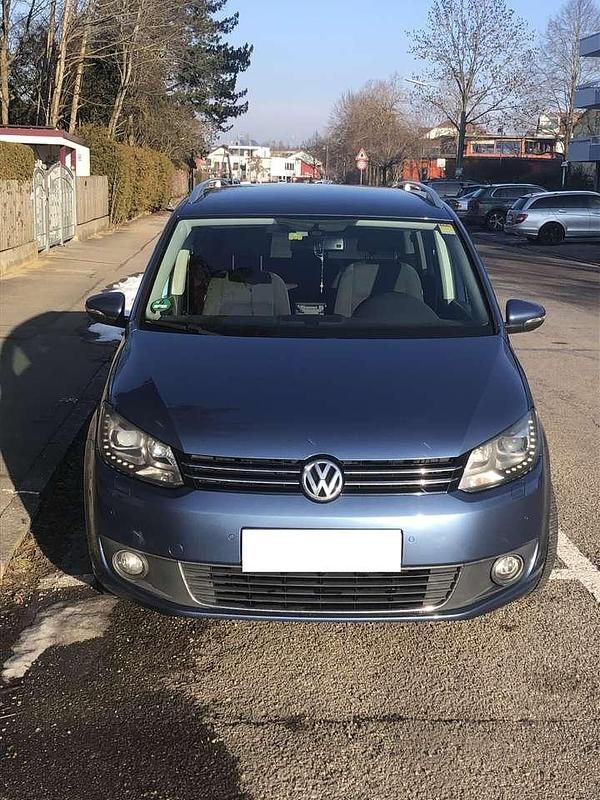 Gebraucht VW Touran Highline 170 PS (125 kW) 2012 Blau Van / Kleinbus