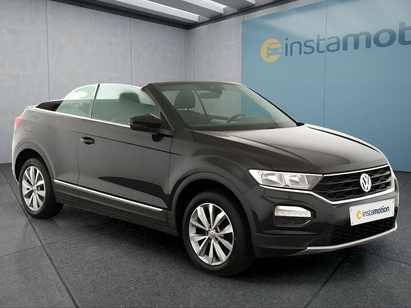 Gebraucht VW T-Roc Cabriolet 116 PS (85 kW) 2020 Schwarz Cabrio
