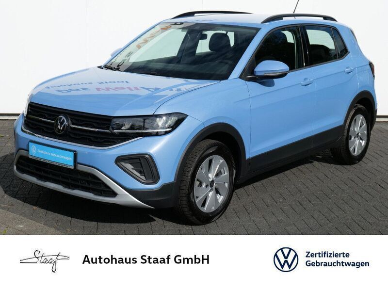Clear blue metallic Gebraucht 2024 VW T-Cross Life SUV | 27.650 € (Etwas zu teuer) - Bild 1/4