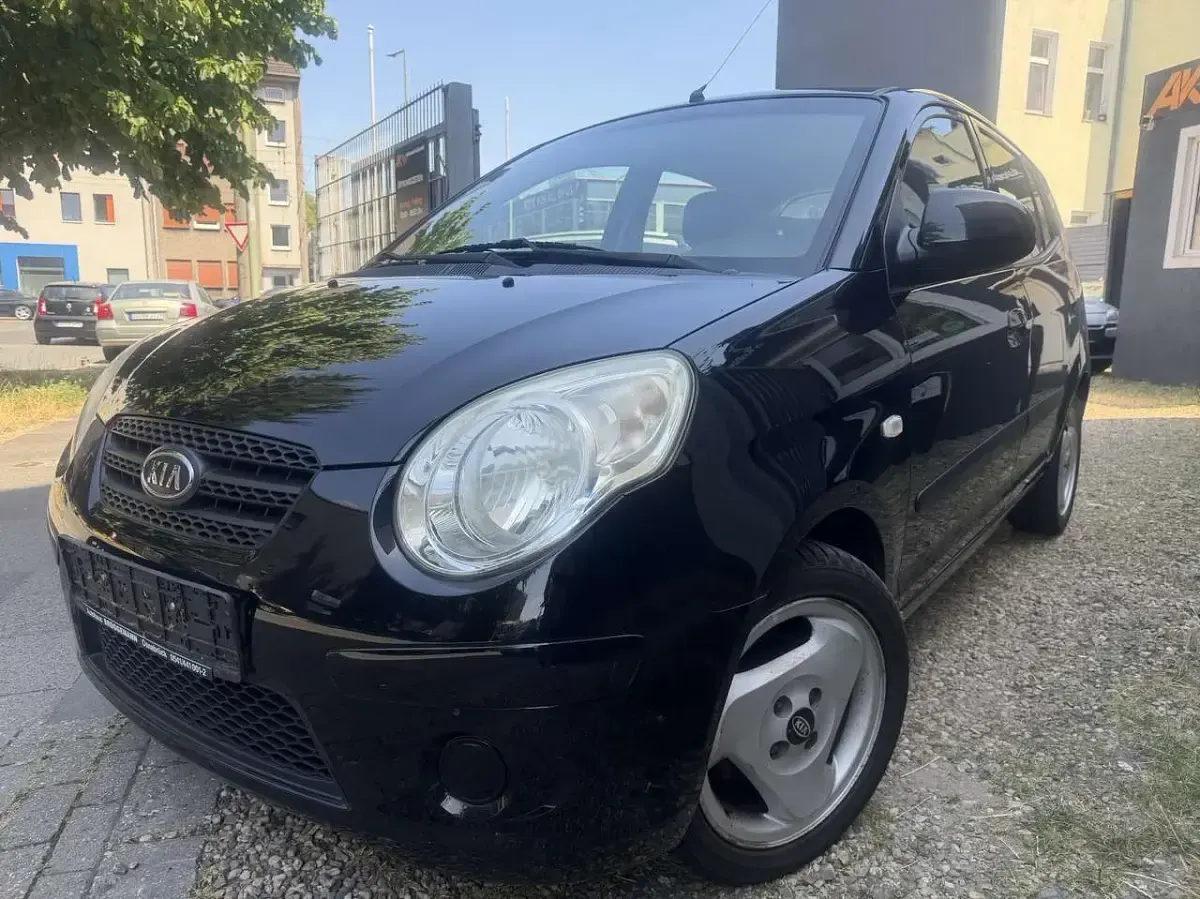 Gebraucht Kia Picanto EX 65 PS (47 kW) 2008 Schwarz Kleinwagen