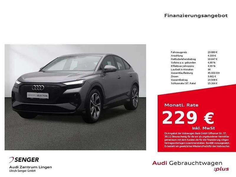 Taifungrau Gebraucht 2022 Audi Q4 Sportback e-tron S-Line SUV | 23.880 € (Guter Preis) - Bild 1/1