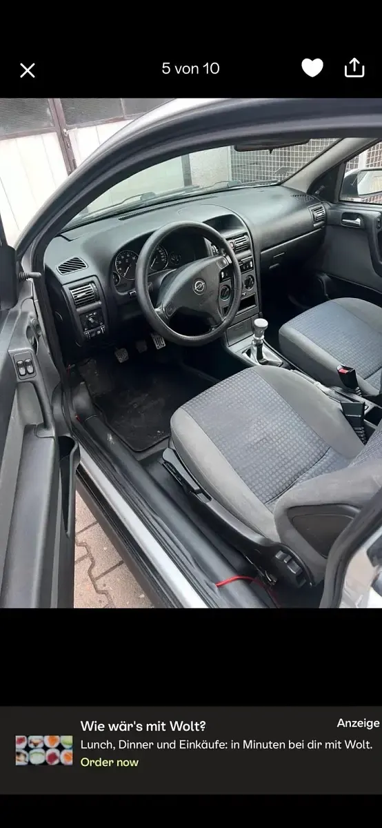 Gebraucht Opel Astra 84 PS (61 kW) 2002 Coupé