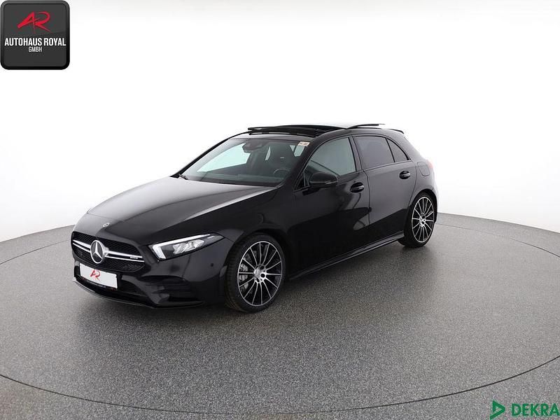 Kosmosschwarz Gebraucht 2021 Mercedes A35 AMG AMG Limousine | 36.680 € (Fairer Preis) - Bild 1/4