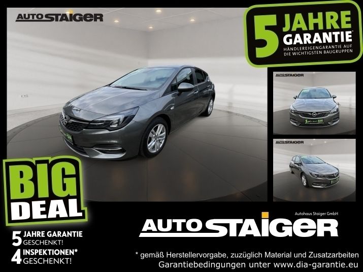 Quarz grau Gebraucht 2021 Opel Astra Edition Limousine | 14.990 € (Guter Preis) - Bild 1/4