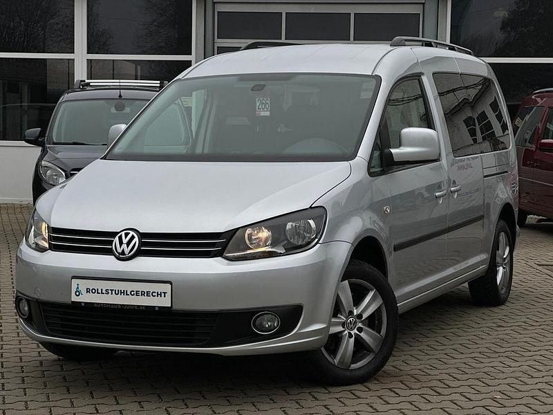 Gebraucht VW Caddy Maxi 102 PS (75 kW) 2012 Silber Van / Kleinbus