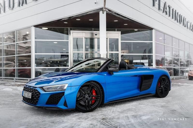 Spannende Audi R8 Blau Fotos