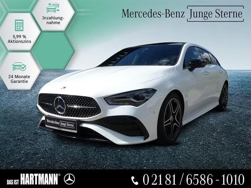 Weiß Gebraucht 2023 Mercedes CLA200 Shooting Brake Night Kombi | 35.270 € (Etwas zu teuer) - Bild 1/4