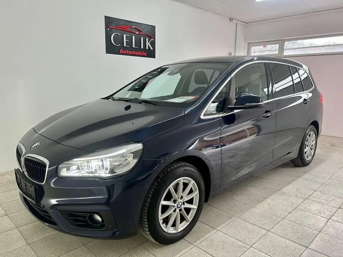 Gebraucht BMW 218 Gran Tourer Advantage 136 PS (100 kW) 2016 Blau Van / Kleinbus