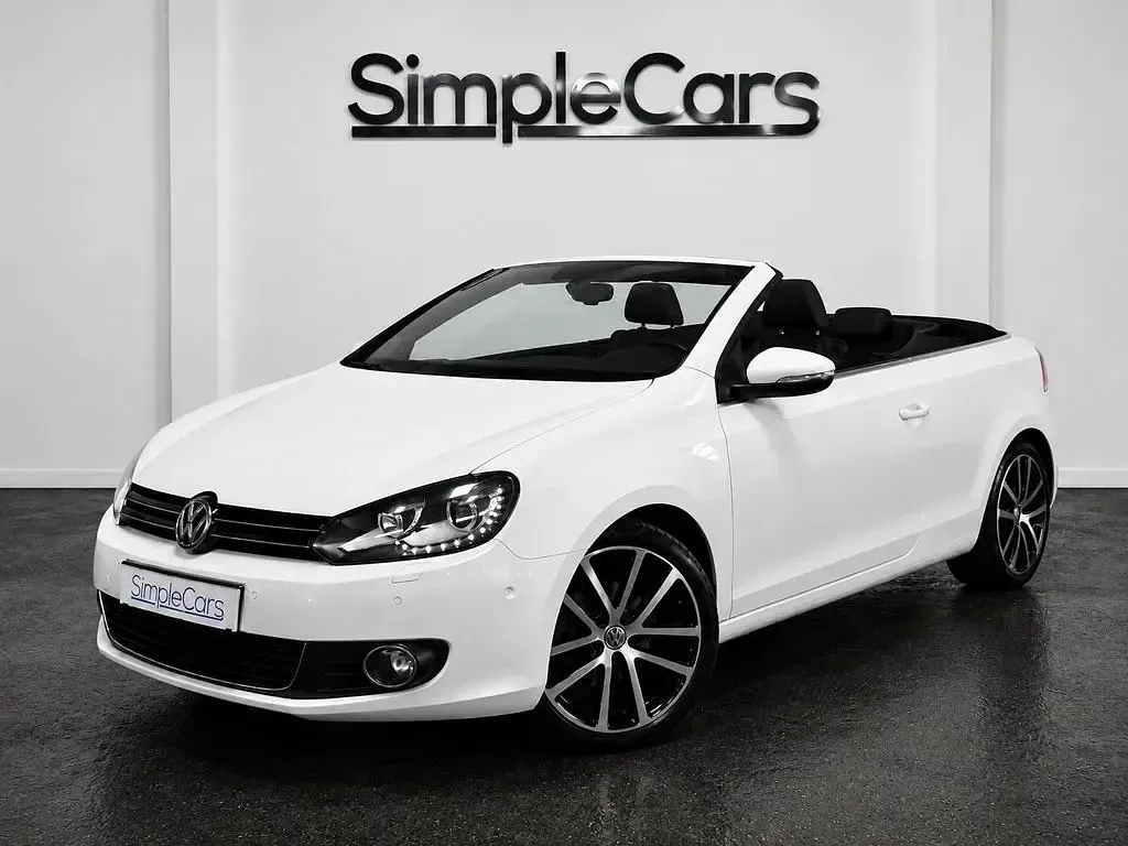 Gebraucht VW Golf Cabriolet Exclusive 105 PS (77 kW) 2012 Weiß Cabrio