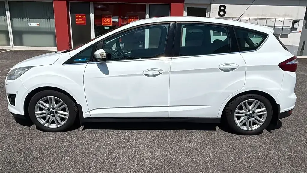 Gebraucht Ford C-MAX Titanium 150 PS (110 kW) 2014 Weiß Van / Kleinbus