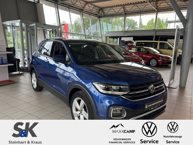 Blau Gebraucht 2023 VW T-Cross Style SUV | 21.480 € (Fairer Preis) - Bild 1/4