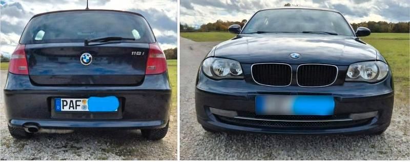 Używany BMW 116 122 KM (89 kW) 2009 Niebieski Hatchback