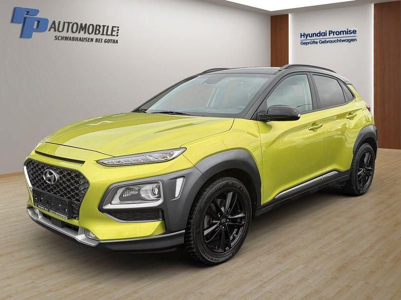 Gelb Gebraucht 2021 Hyundai Kona Style SUV | 18.990 € (Etwas zu teuer) - Bild 1/4