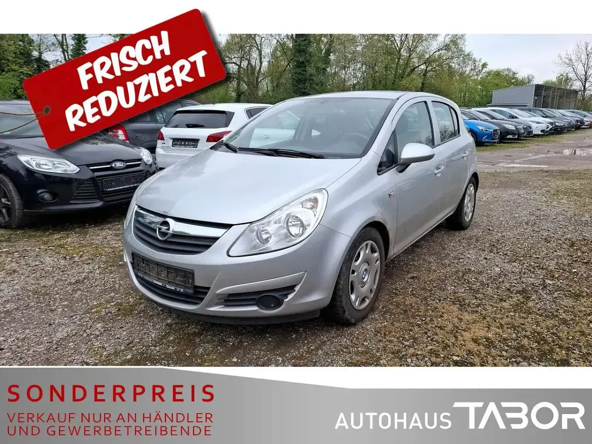 Gebraucht Opel Corsa Edition 80 PS (58 kW) 2009 Starsilber iii m2 Kleinwagen