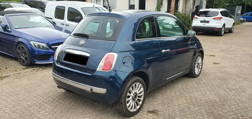 Gebraucht Fiat 500 Lounge 69 PS (50 kW) 2014 Blau